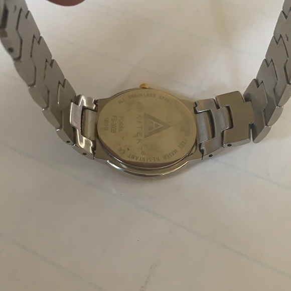 Fossil Arkitekt Stainless Steel Diamond Watch - Picture 5 of 8